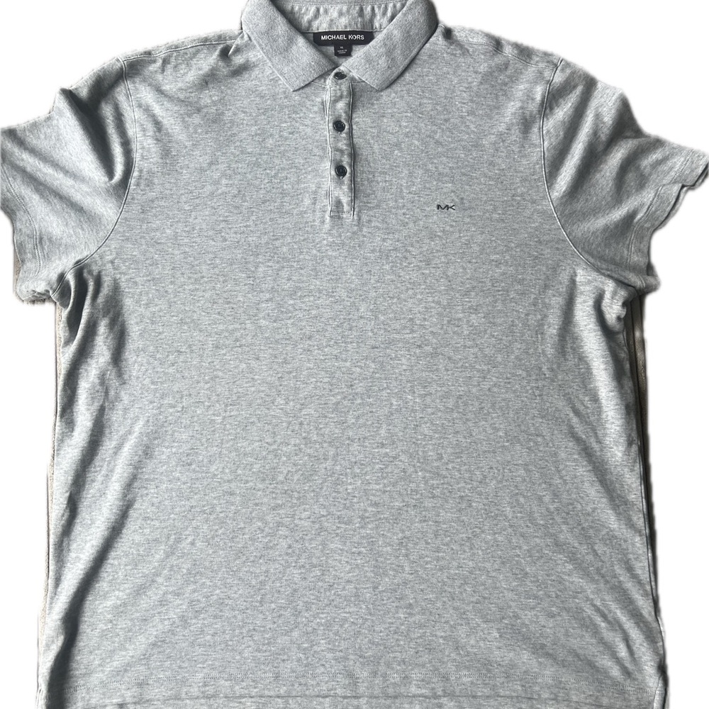Michael Kors Gray Polo Shirt Classic Design